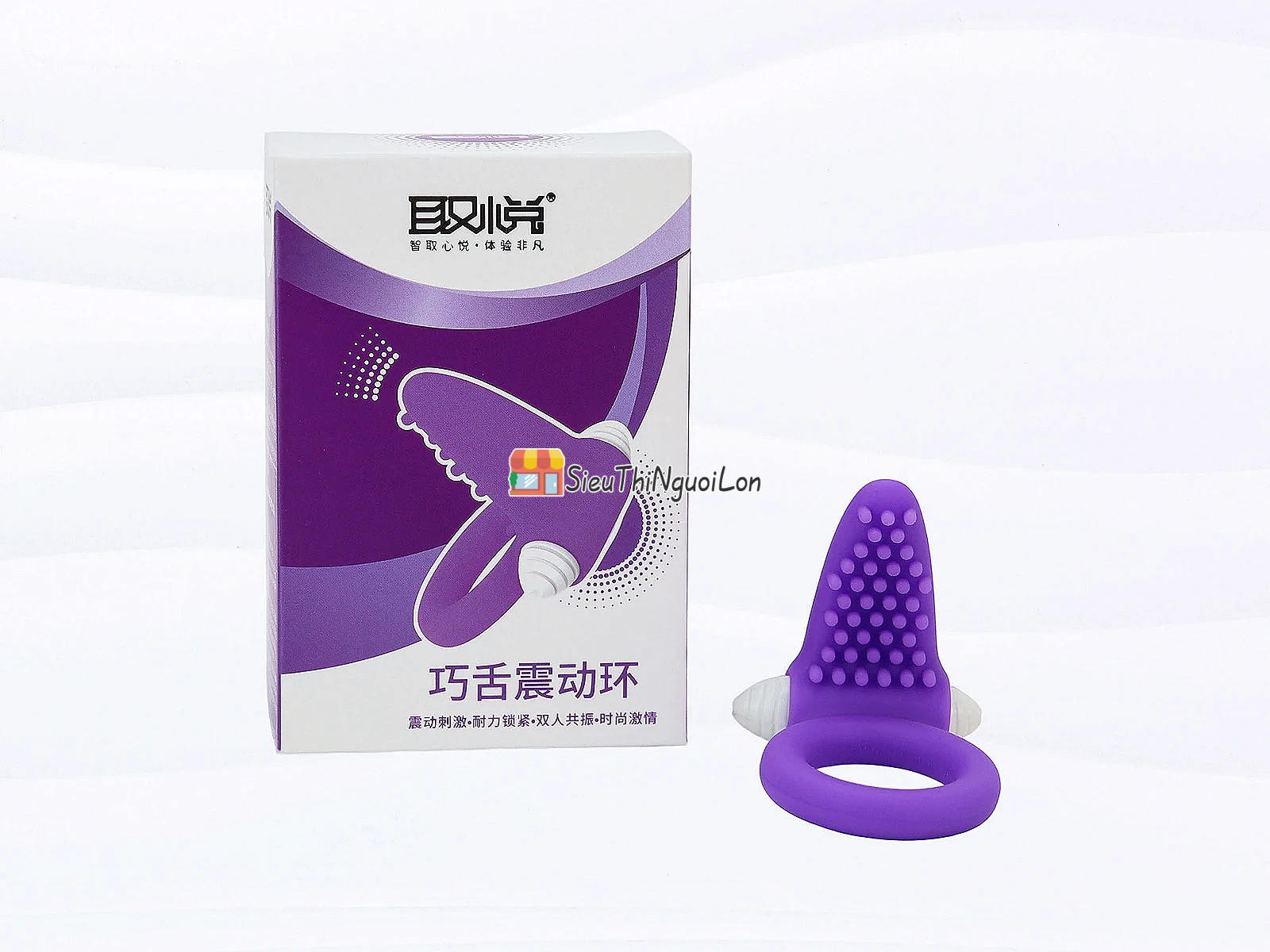 Vòng đeo dương vật rung lưỡi liếm