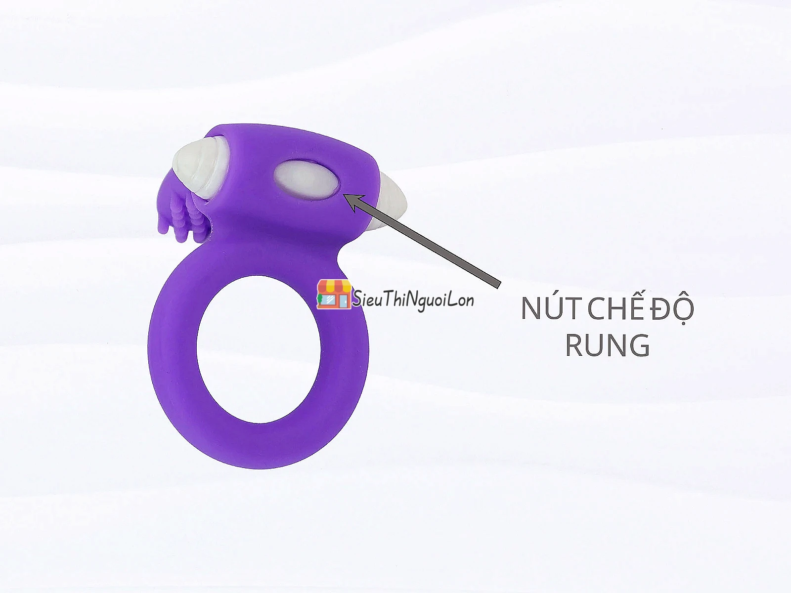 Vòng đeo dương vật rung lưỡi liếm