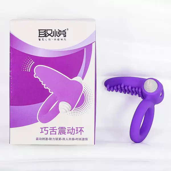 Nhẫn rung lưỡi liếm đeo dương vật – kích thích âm vật