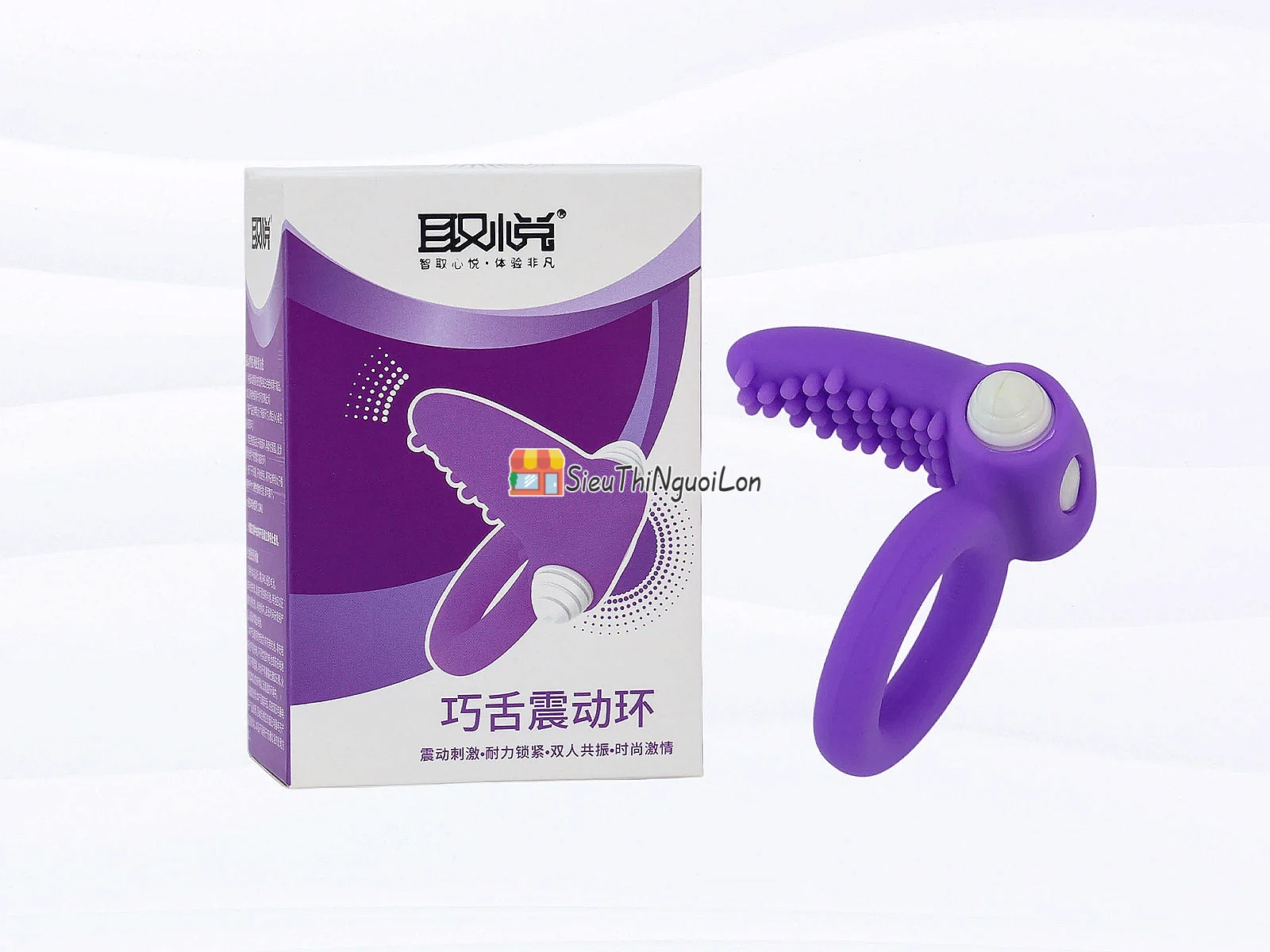 Nhẫn rung lưỡi liếm đeo dương vật – kích thích âm vật