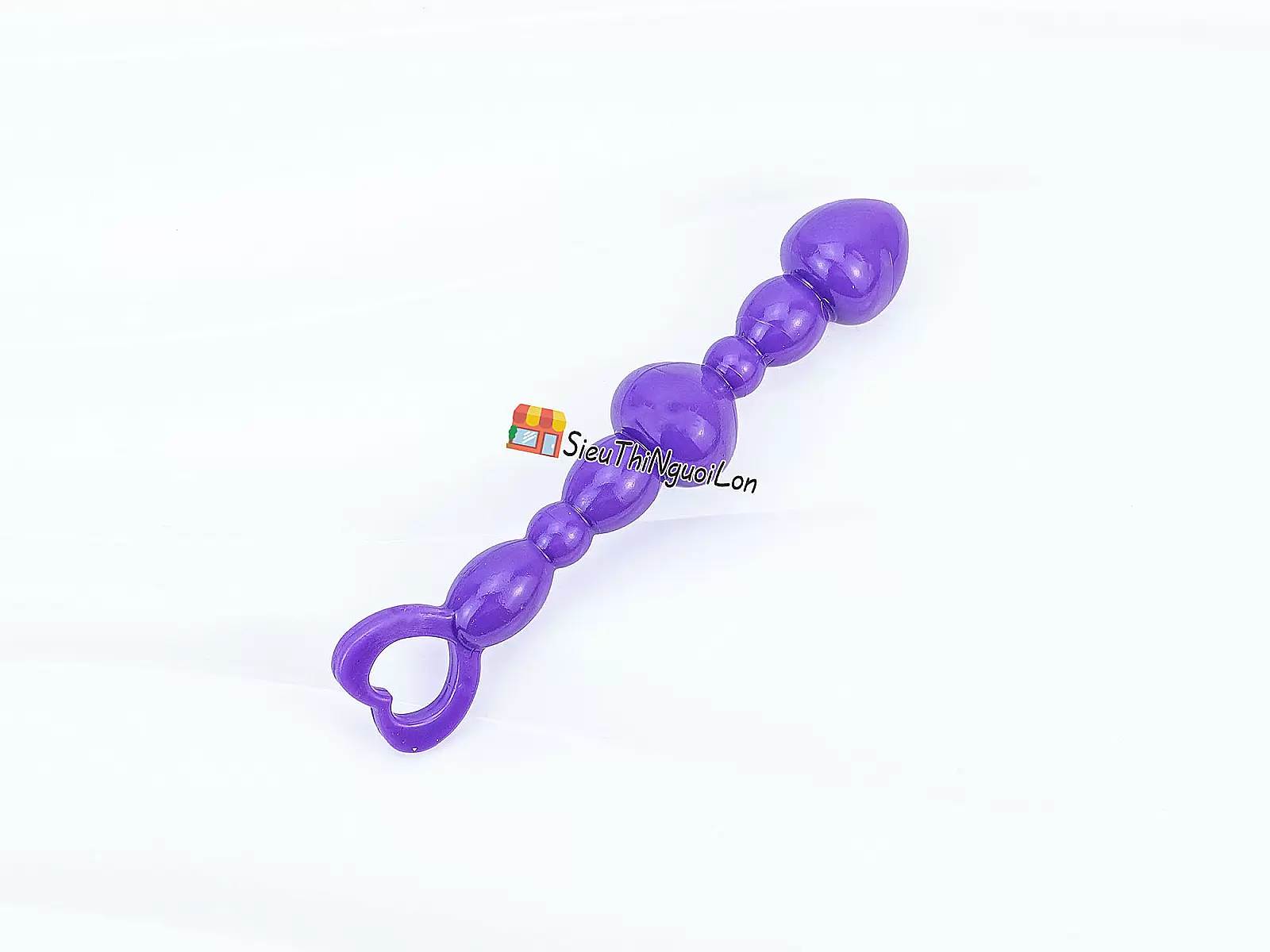 Đồ chơi kích hậu silicon trái tim Anal Beads