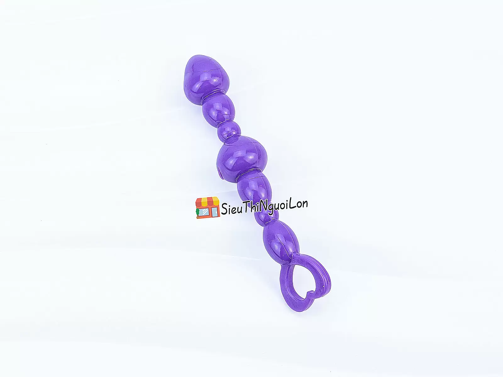 Đồ chơi kích hậu silicon trái tim Anal Beads