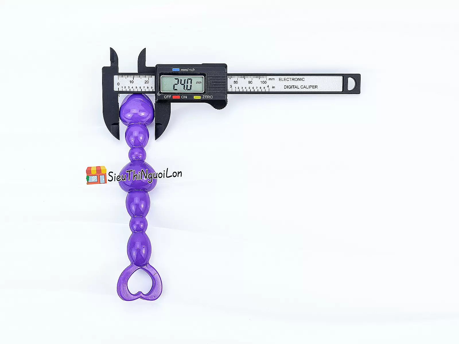 Đồ chơi kích hậu silicon trái tim Anal Beads