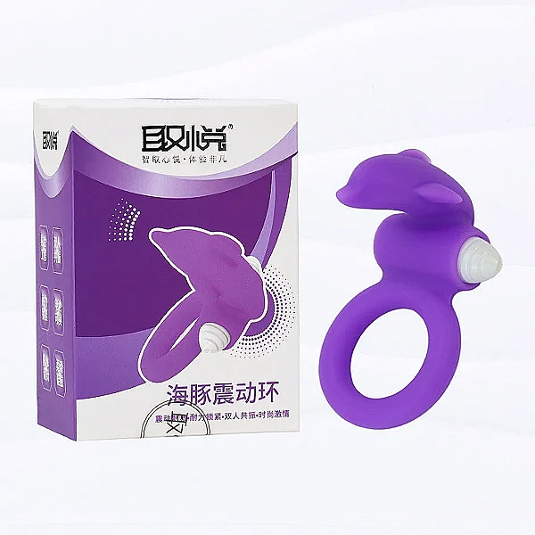 Nhẫn rung Dolphin đeo dương vật – rung đa tần mạnh