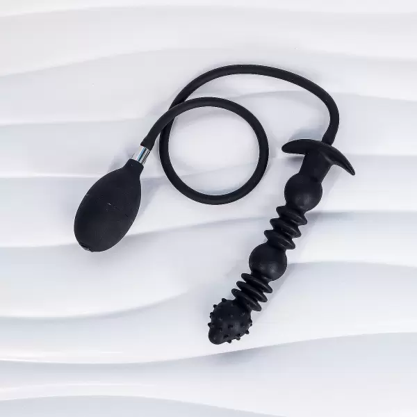 Plug hậu môn bơm hơi – silicon phồng to rung