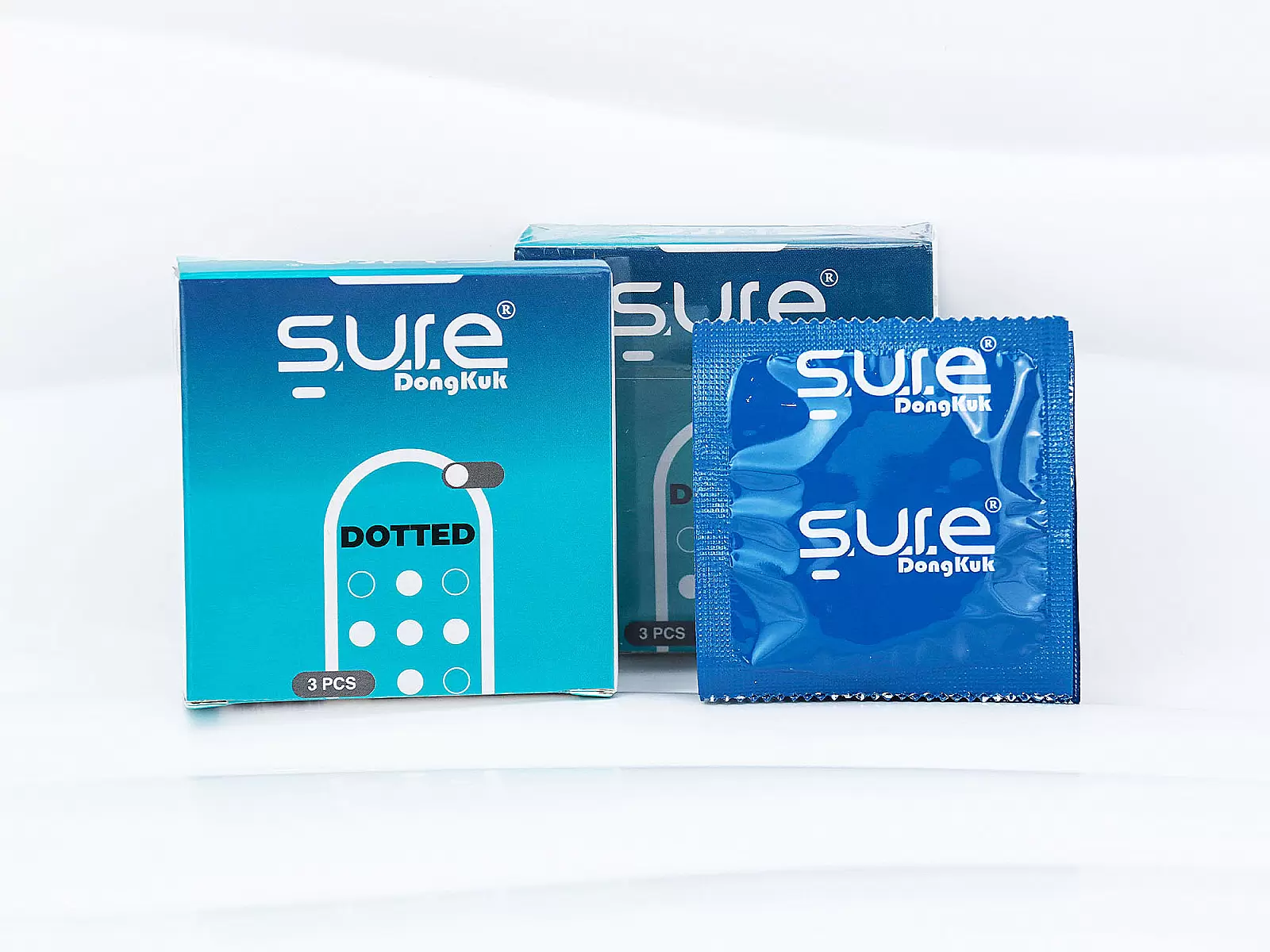 Bao cao su Sure DongKuk Dotted 3 bao – gai nổi Hàn