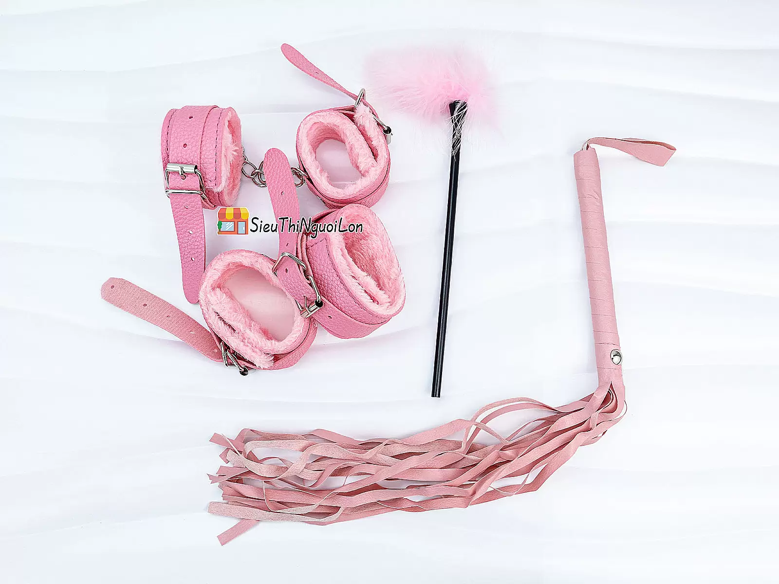 Bộ đồ chơi bạo dâm 10 món màu hồng gợi cảm