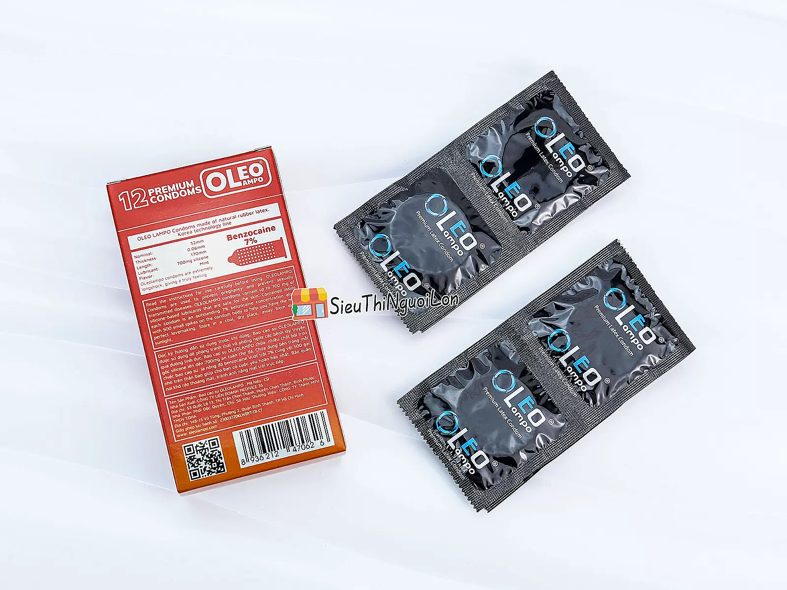 Bao cao su Oleo Longer hộp 12 cái