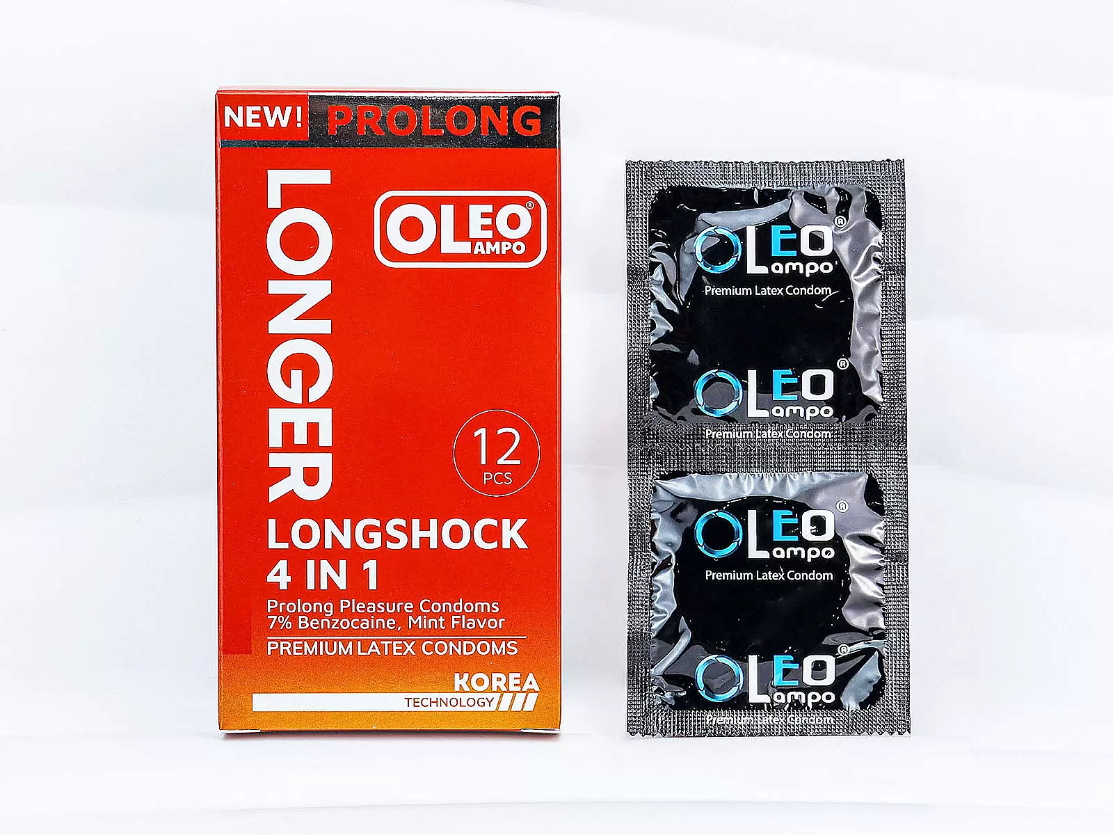 Bao cao su Oleo Longer hộp 12 cái