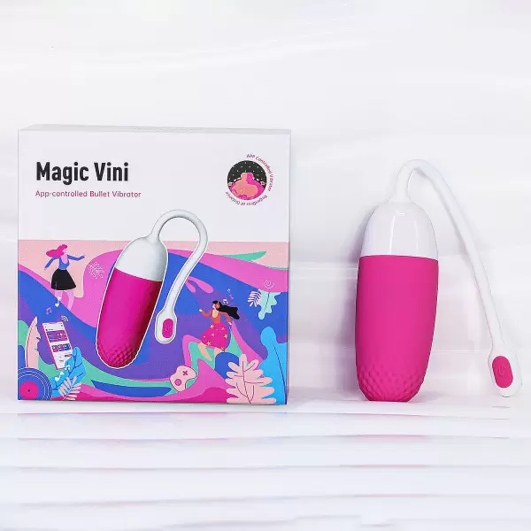 Trứng rung Magic Vini – silicon mềm pin sạc đa tần