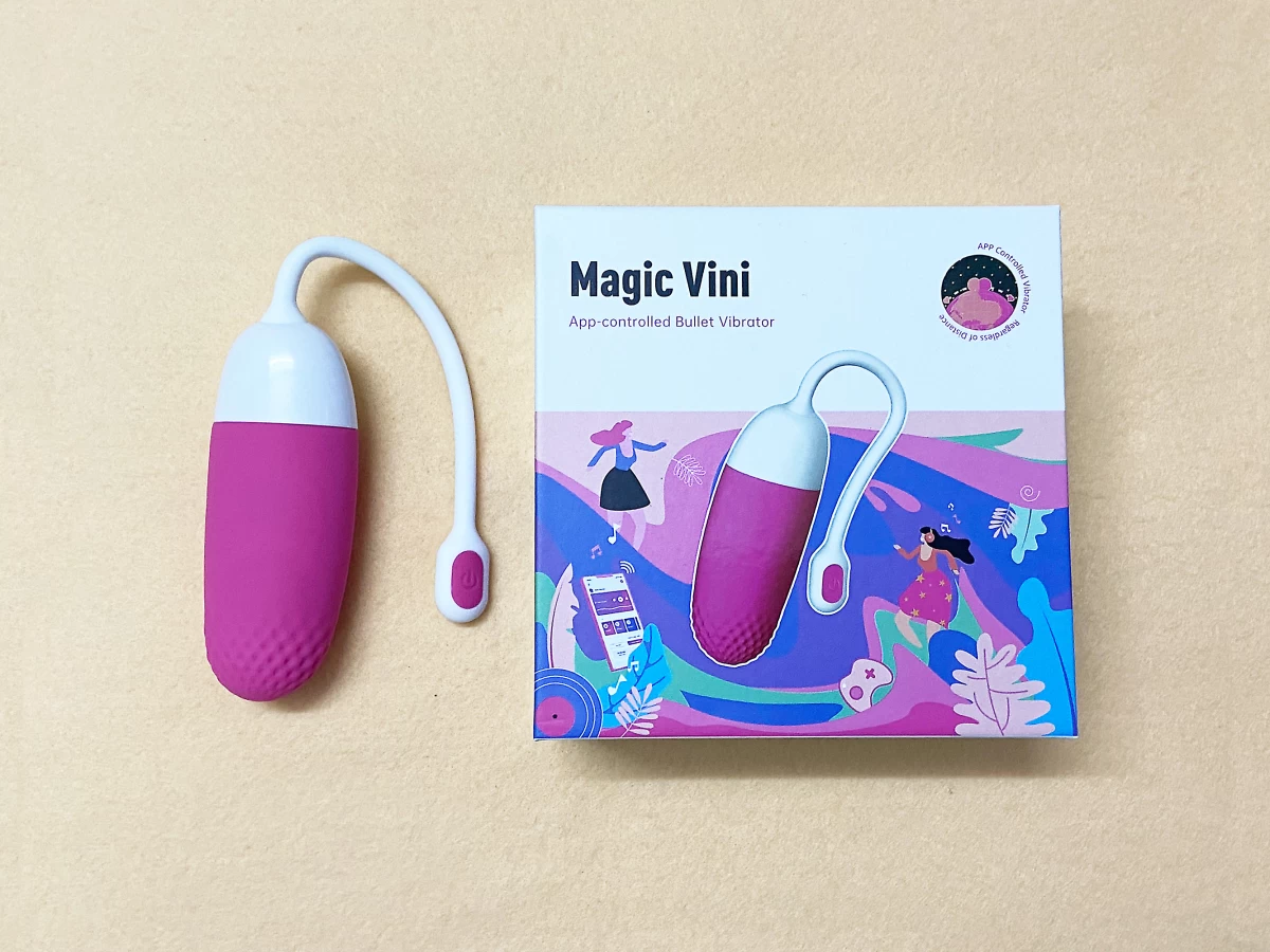 Trứng rung t&igrave;nh y&ecirc;u Magic Vini điều khiển qua điện thoại