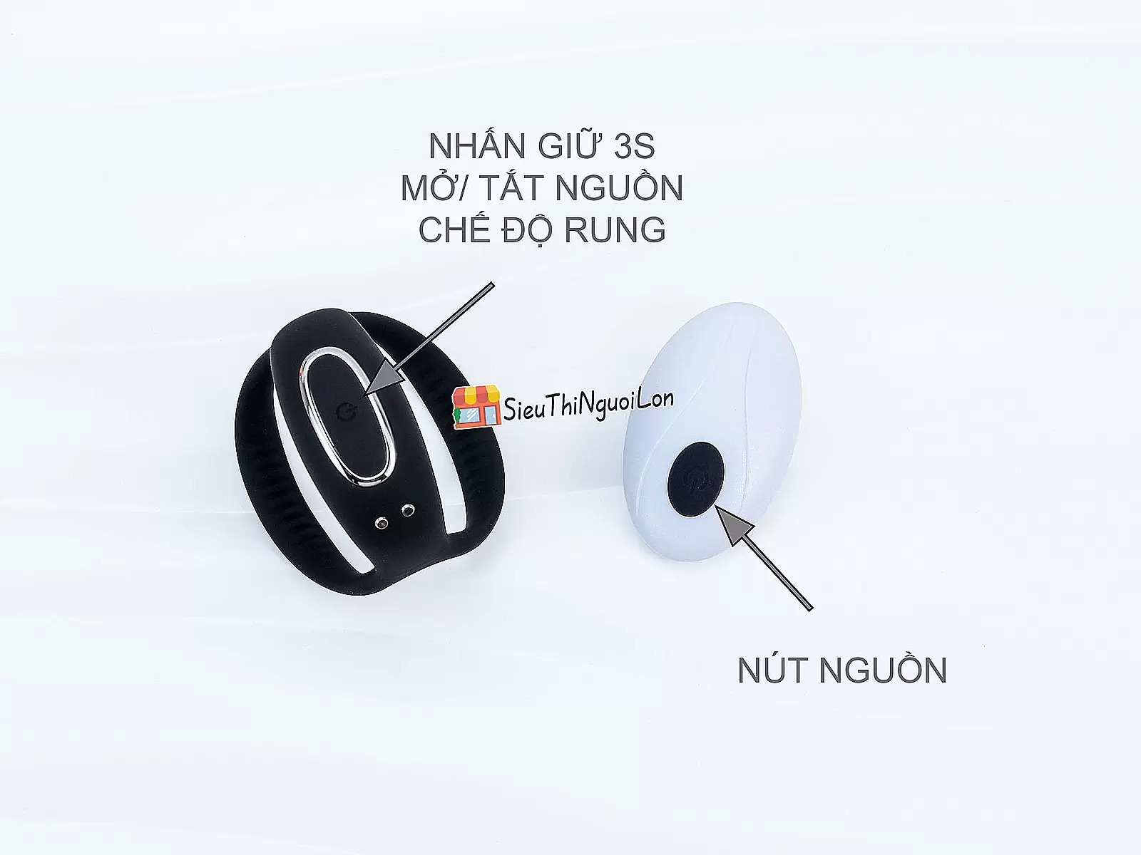 Vòng đeo dương vật Liluya Lock Fine Ring kèm remote điều khiển