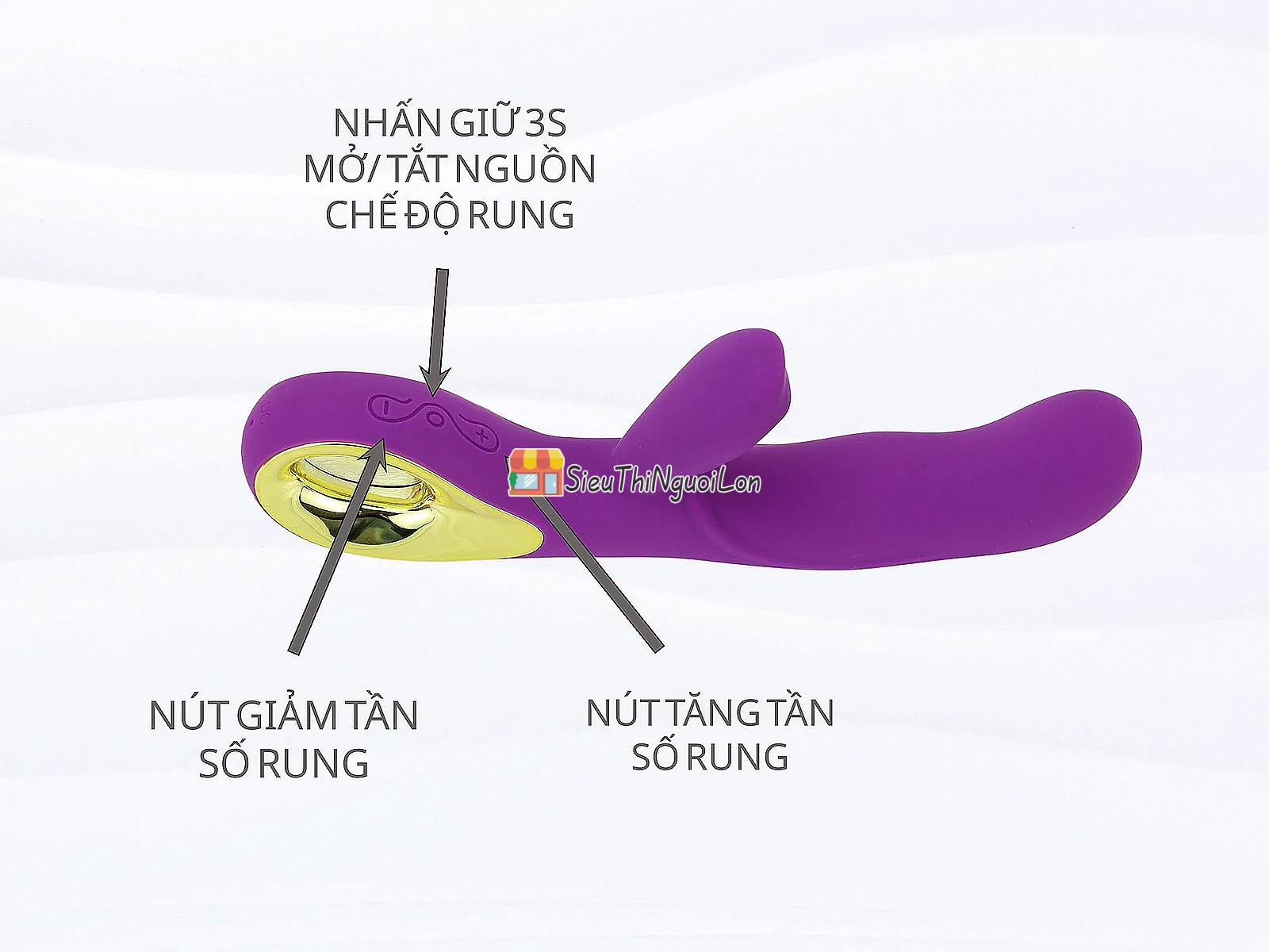 Mát xa tình yêu có nhánh pin tích hợp giá tốt