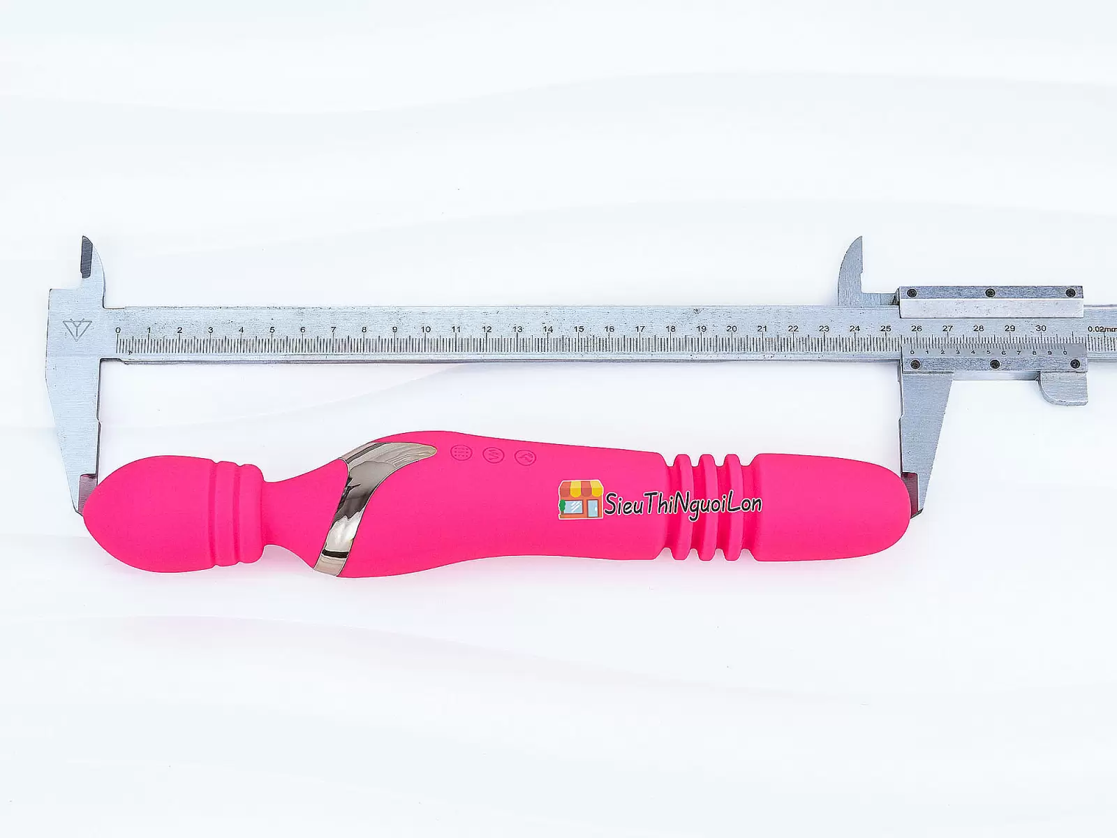 Máy mát xa điểm G phát nhiệt 2 đầu thụt, ngoáy pin sạc