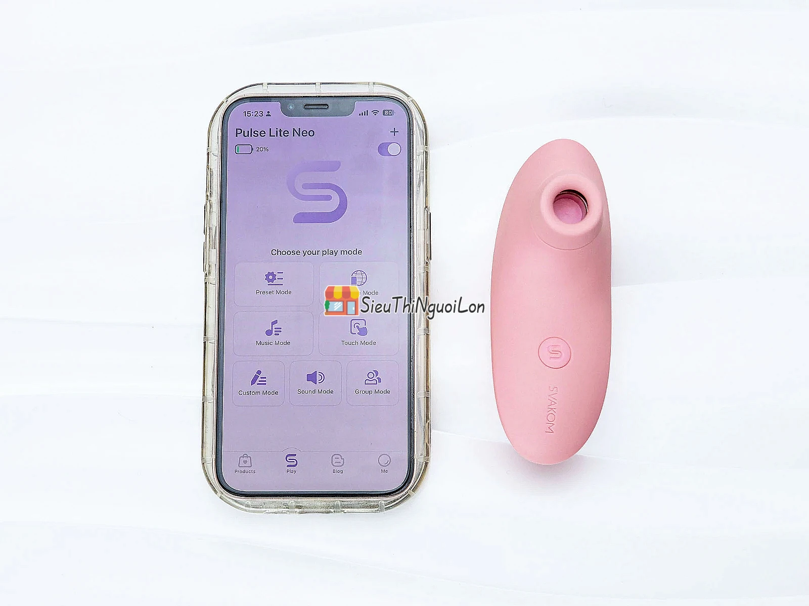 Máy bú hút Svakom Pulse Lite Neo – sóng hút, chỉnh qua App