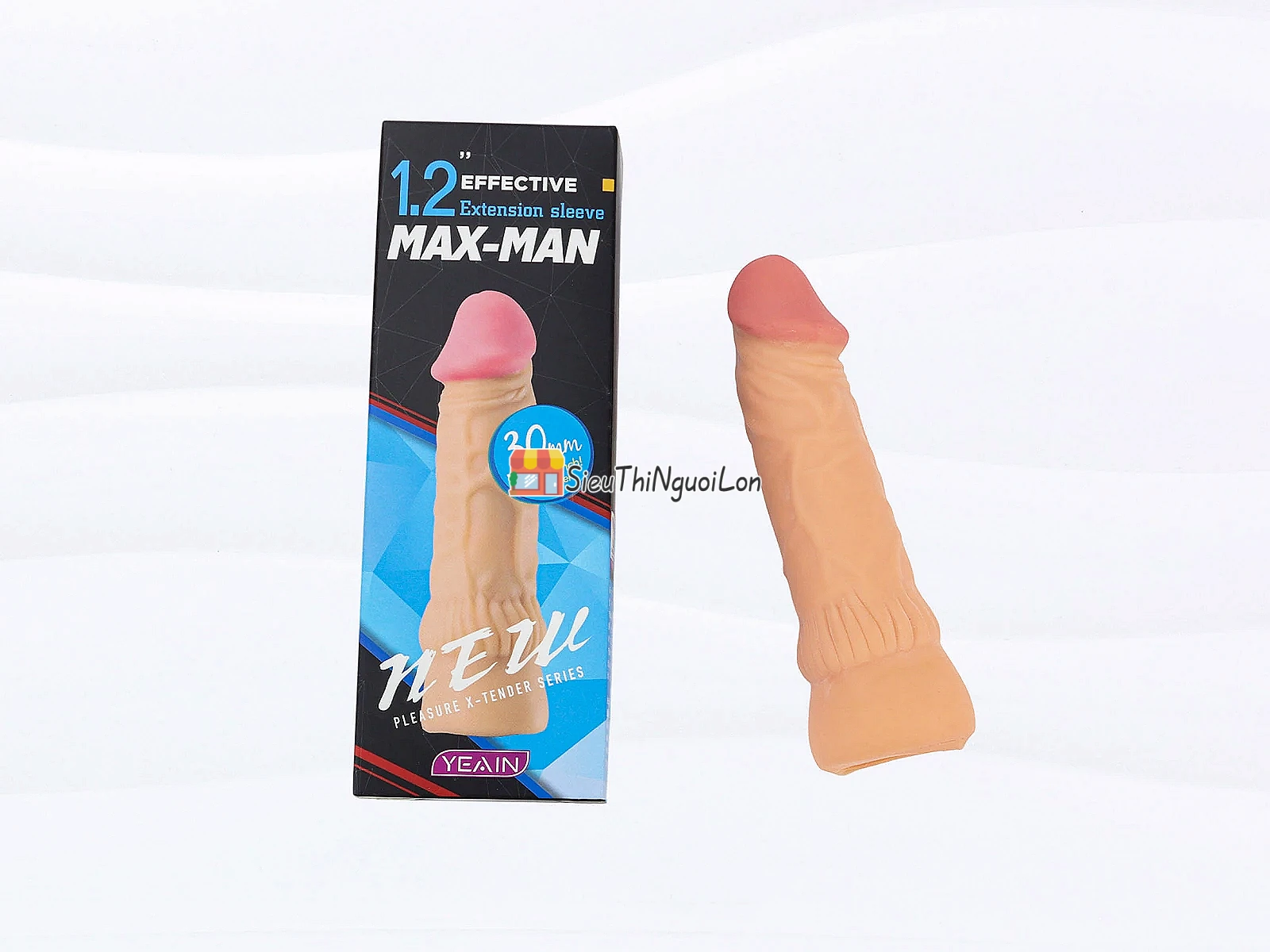 Bao cao su đôn dên Max Man tăng 3cm