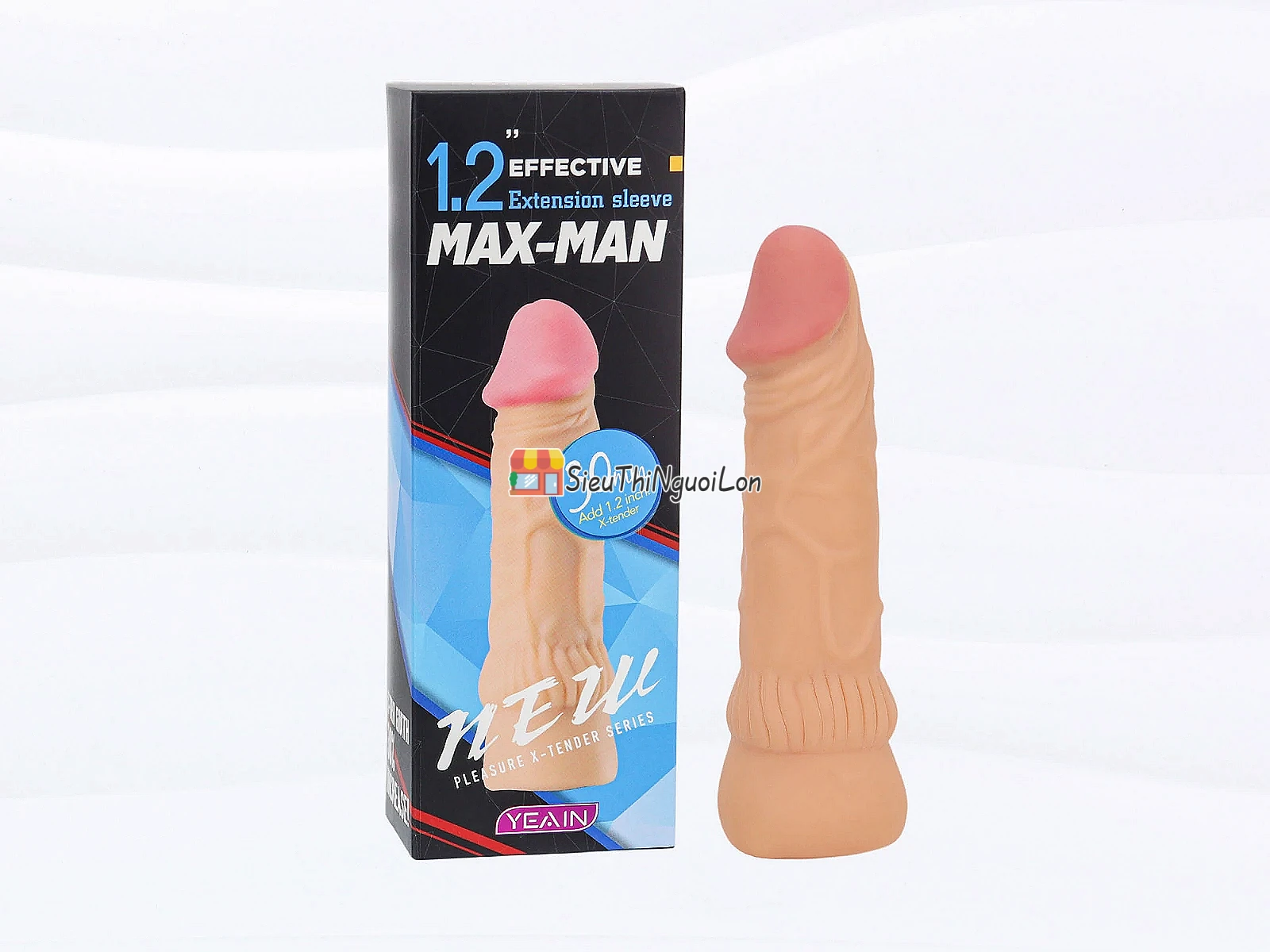 Bao đôn dên Max Man – tăng 3cm silicon gai nổi