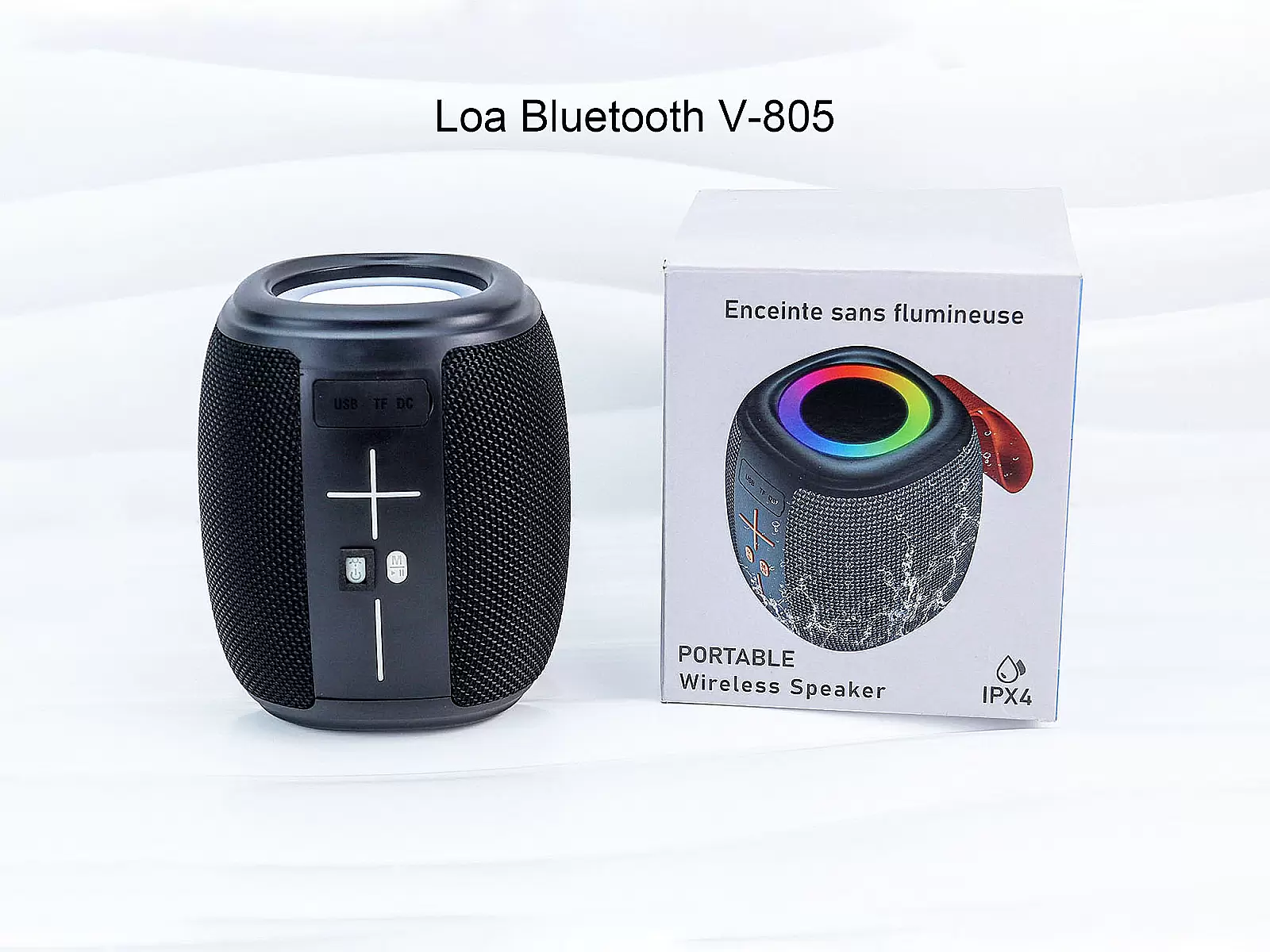 Loa Bluetooth V-805 – LED đổi màu chống nước