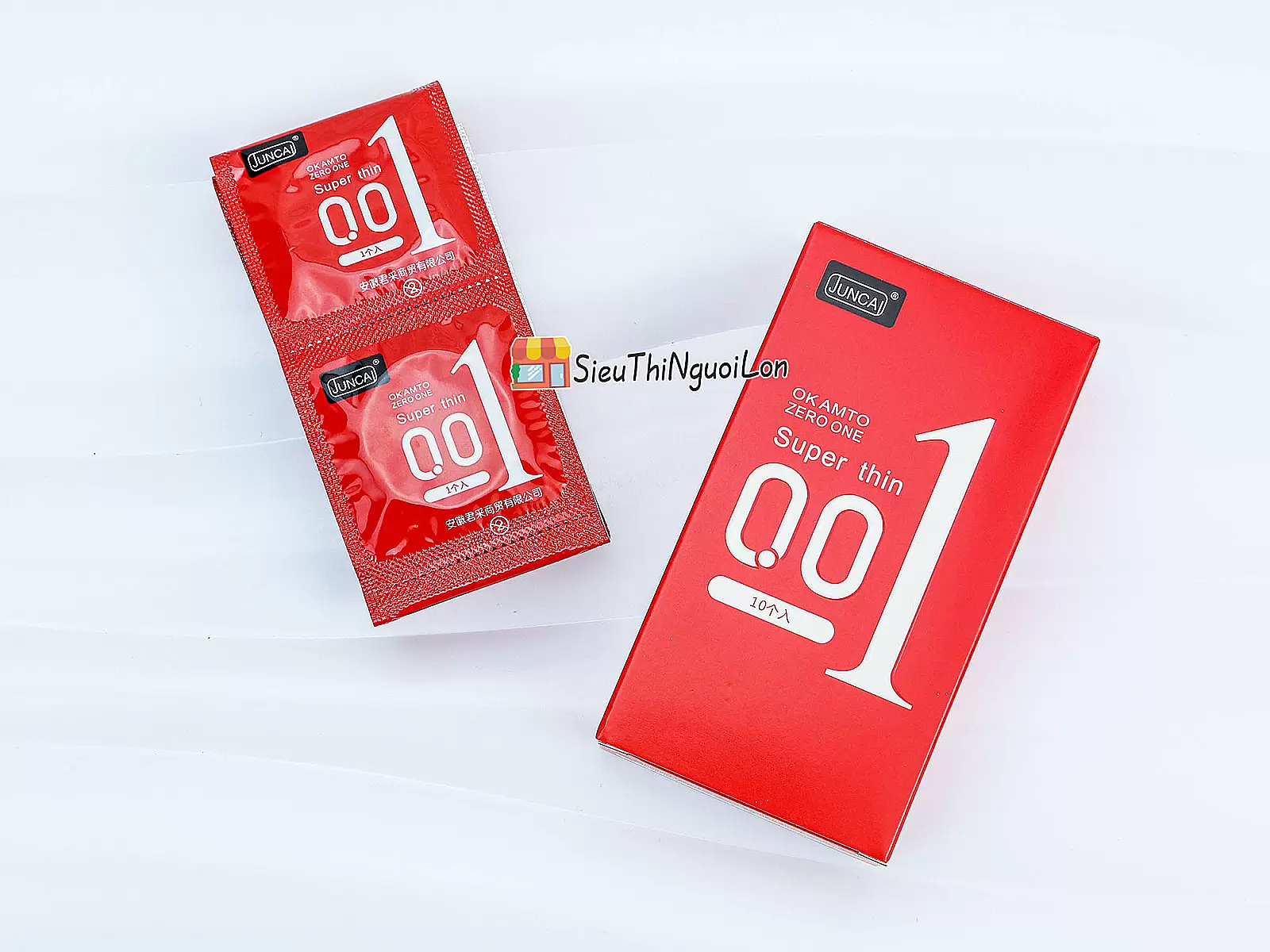 Bao cao su Juncai OK Amto Zero One Super Thin 10 bao