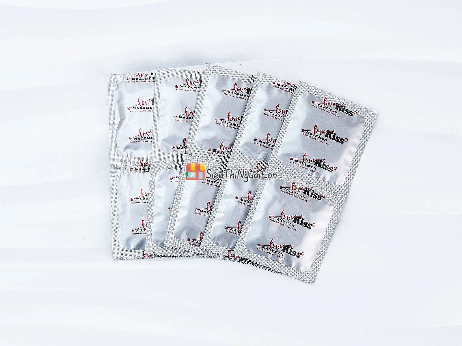 Bao cao su LOVE KISS Maxxmen Invisible 0.02 – siêu mỏng