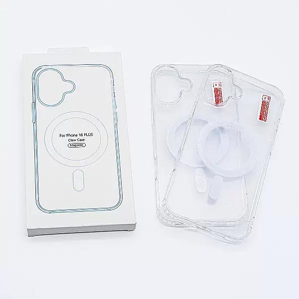 Ốp lưng Clear Case MagSafe iPhone 16 Pro Max – trong suốt