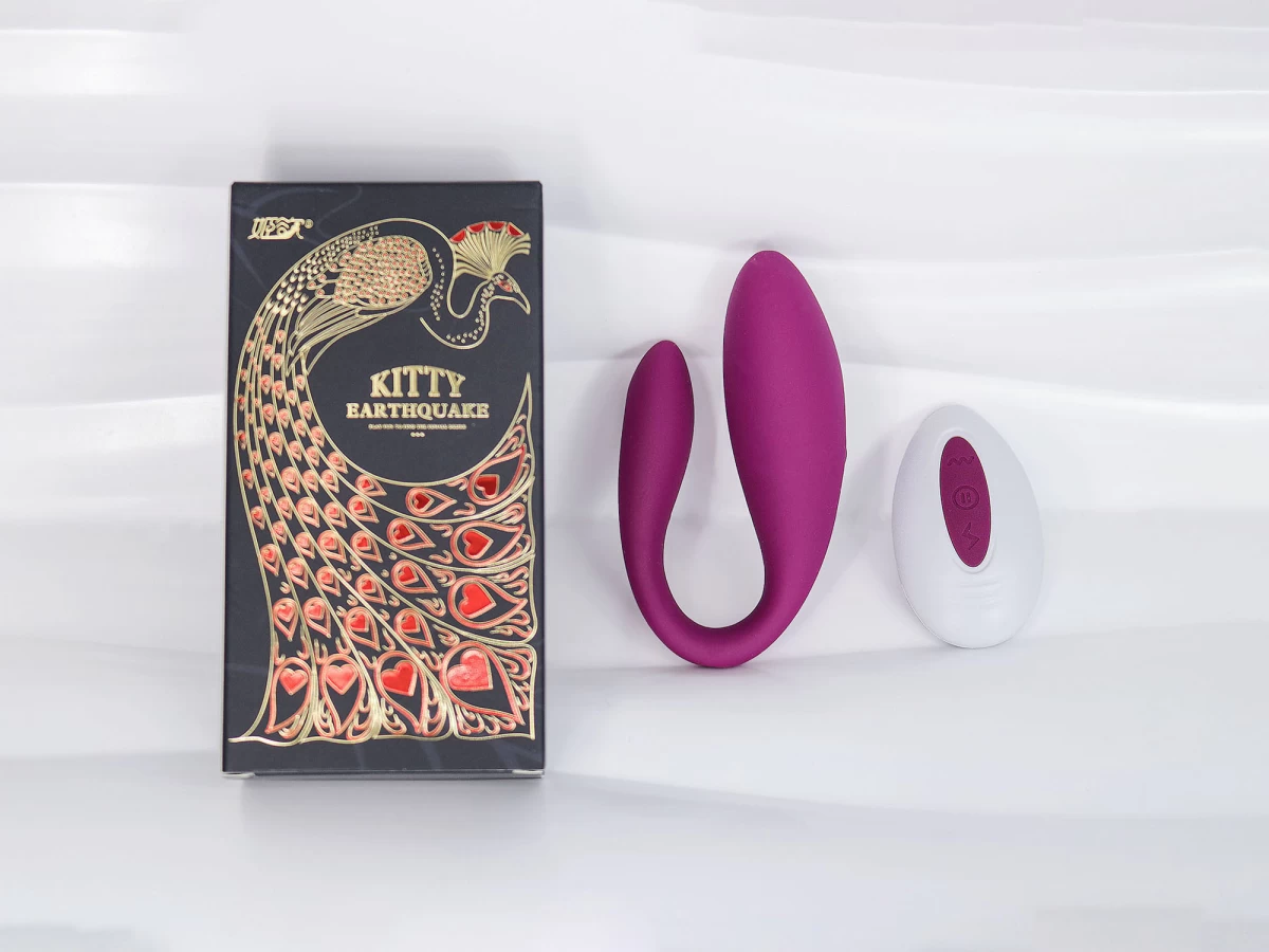 Trứng rung Kitty Earthquake kích hậu – remote điều khiển