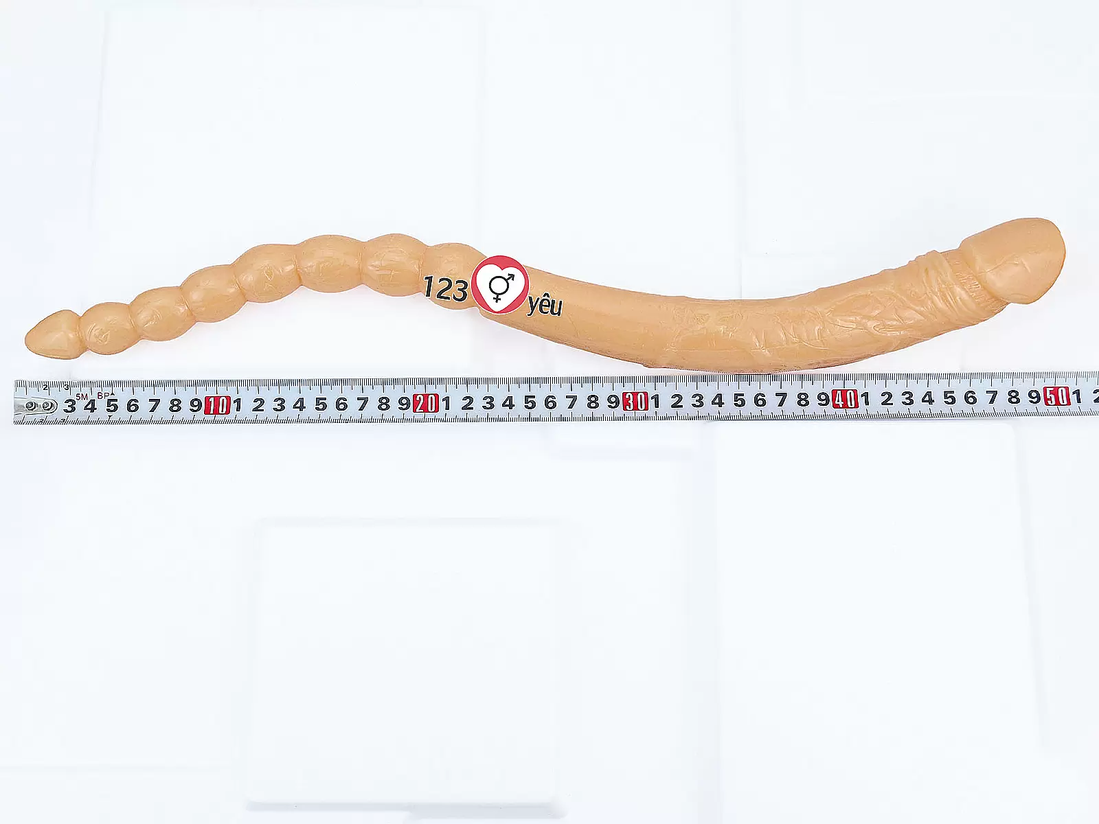 Dương vật giả silicon 2 đầu thủ dâm âm đạo và hậu môn