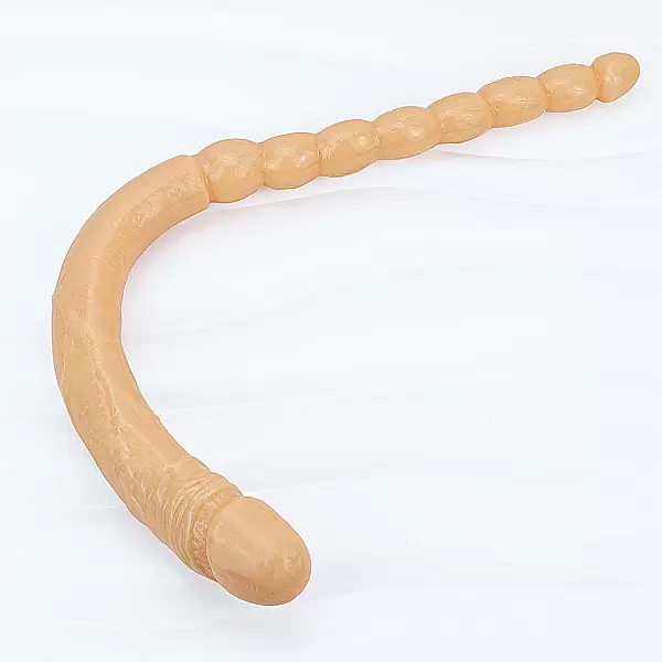 Dương vật giả silicon 2 đầu thủ dâm âm đạo và hậu môn