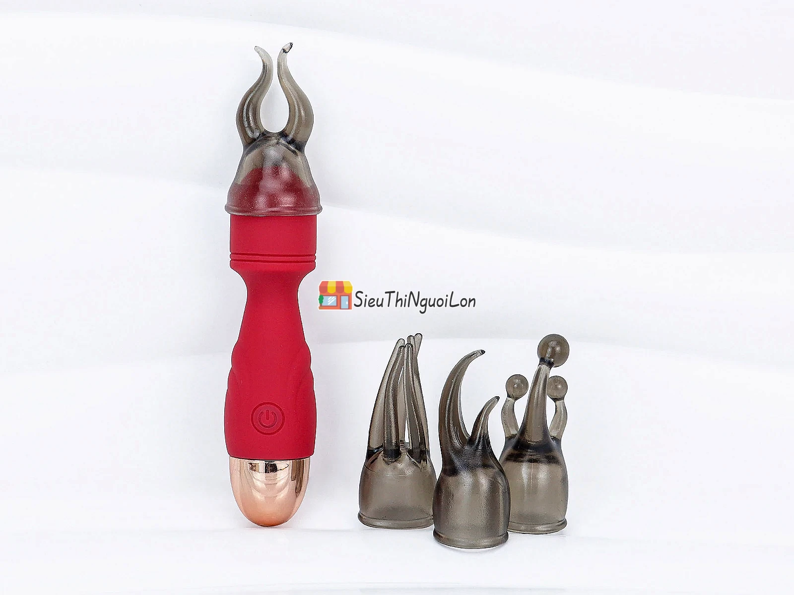 Máy massage điểm G mini kèm 4 đầu thay – nhỏ gọn, đa năng, sạc tiện lợi