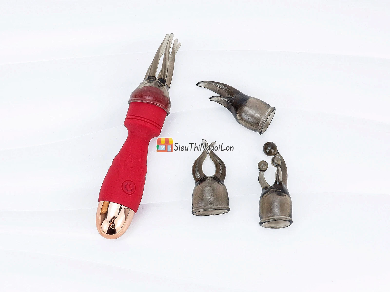 Máy massage điểm G mini kèm 4 đầu thay – nhỏ gọn, đa năng, sạc tiện lợi