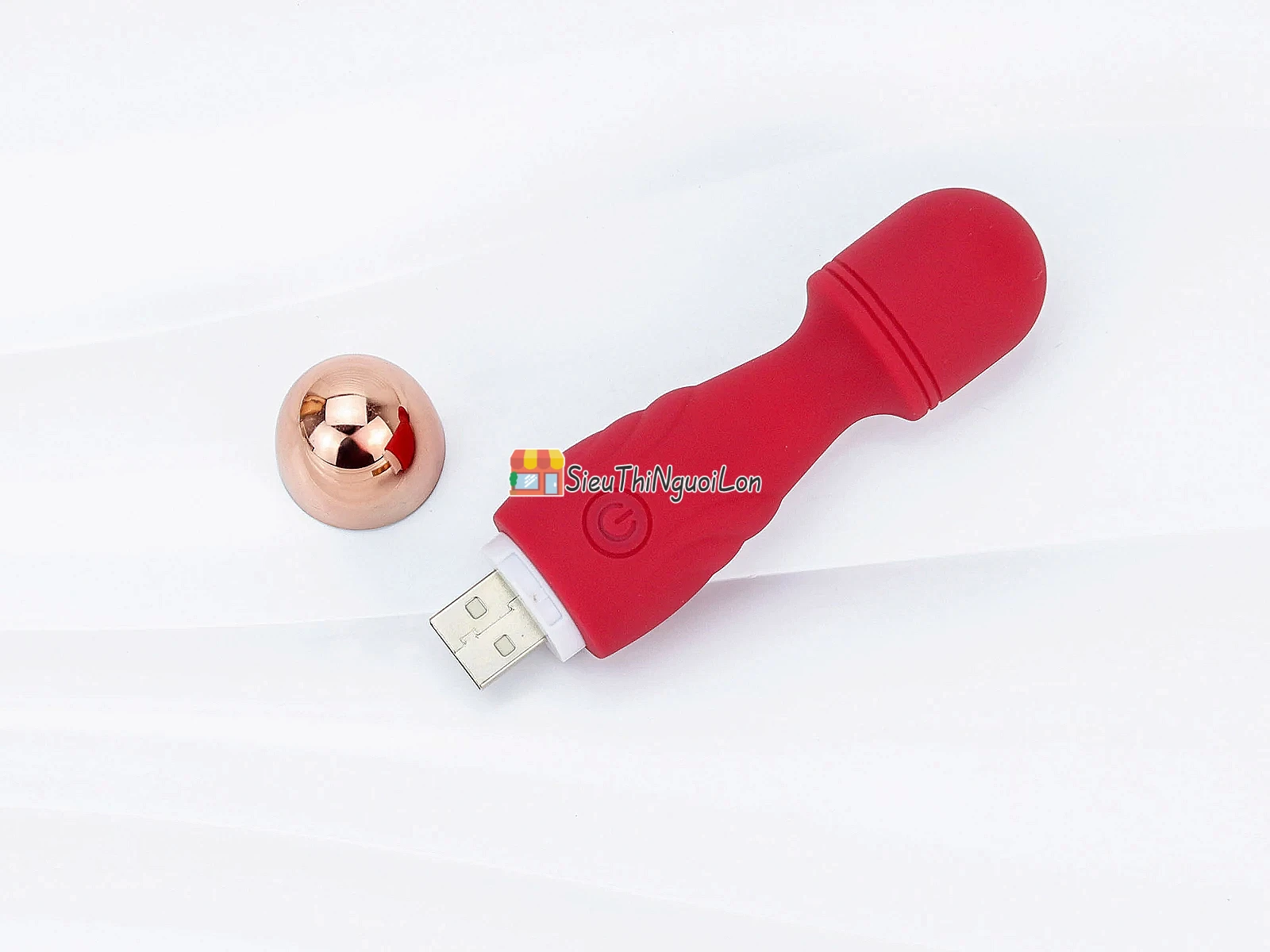 Máy massage điểm G mini kèm 4 đầu thay – nhỏ gọn, đa năng, sạc tiện lợi