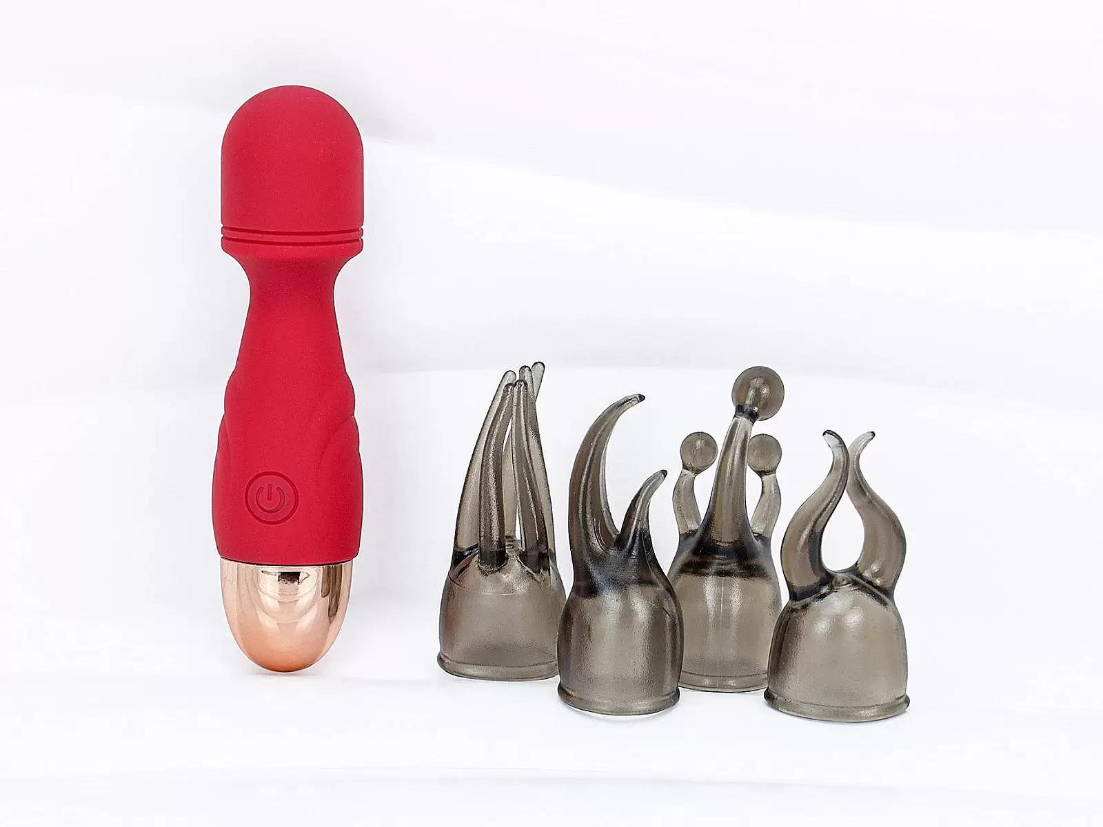Máy massage mini kèm 4 đầu thay – đa năng du lịch