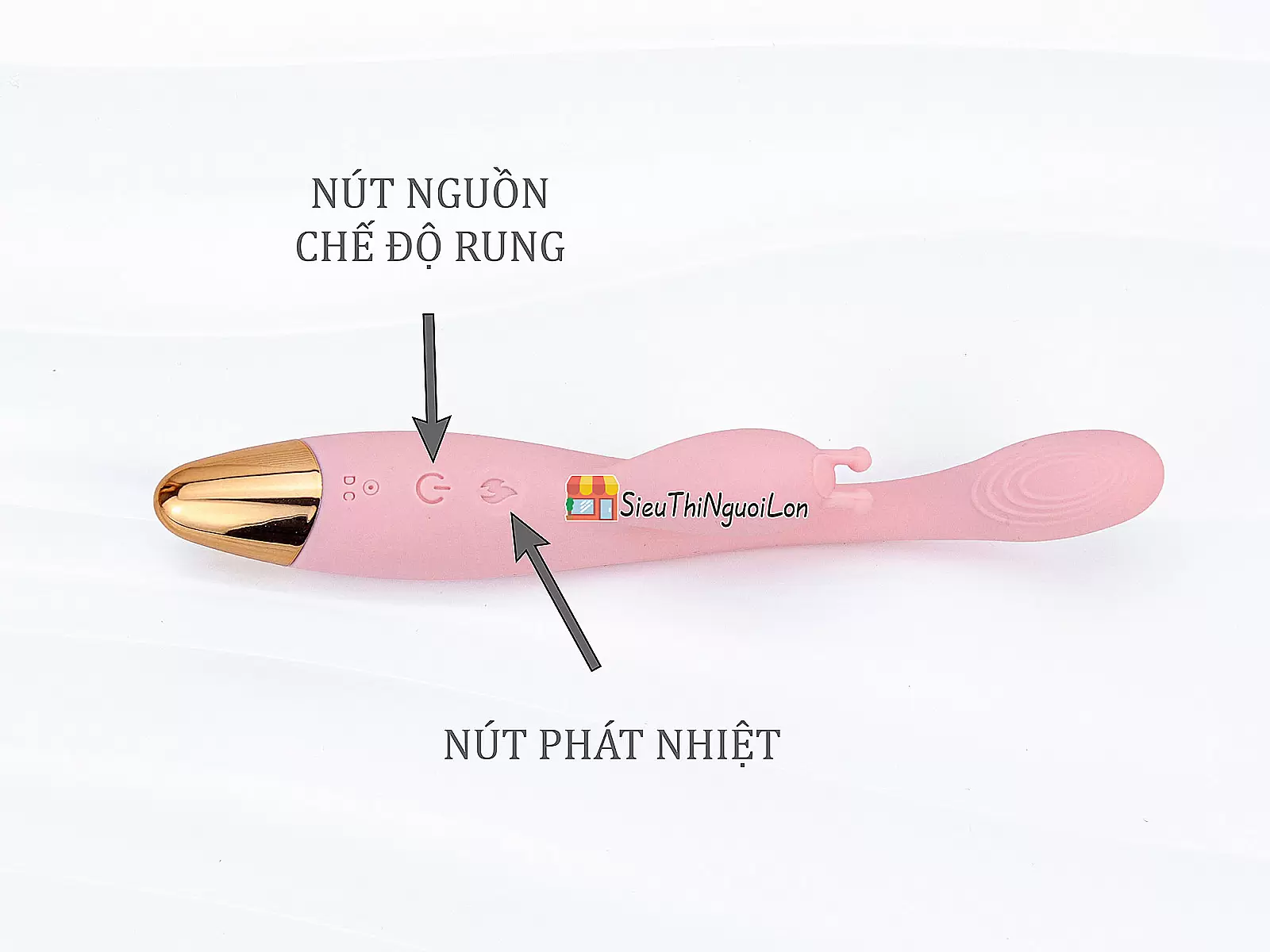 Máy massage có nhánh nhỏ gọn nhiều chế độ rung phát nhiệt