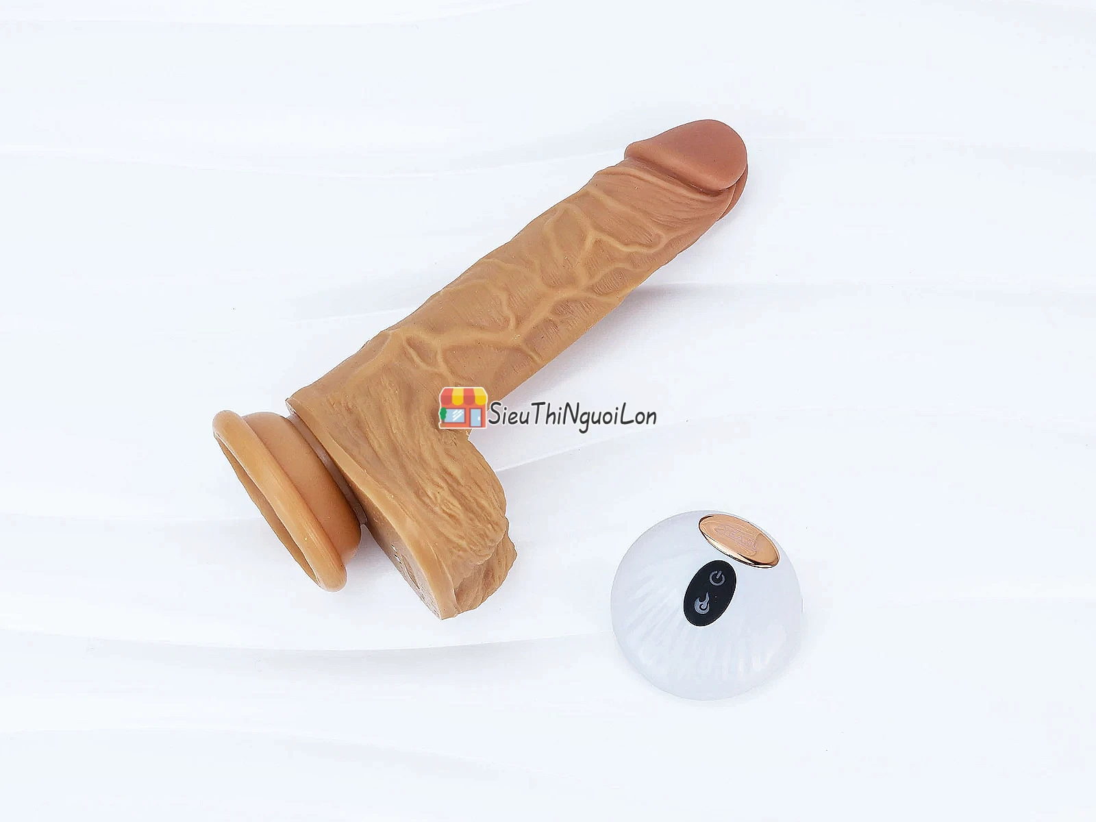 Cu giả có đế YEAIN Devil kèm dây đeo pin tích hợp remote điều khiển