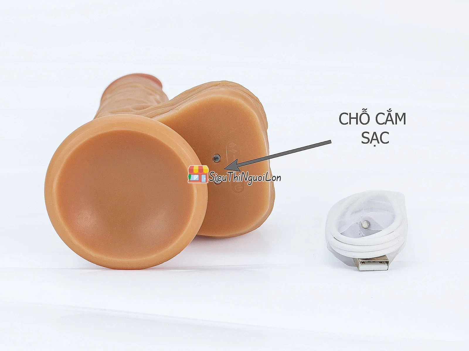 Cu giả có đế YEAIN Devil kèm dây đeo pin tích hợp remote điều khiển