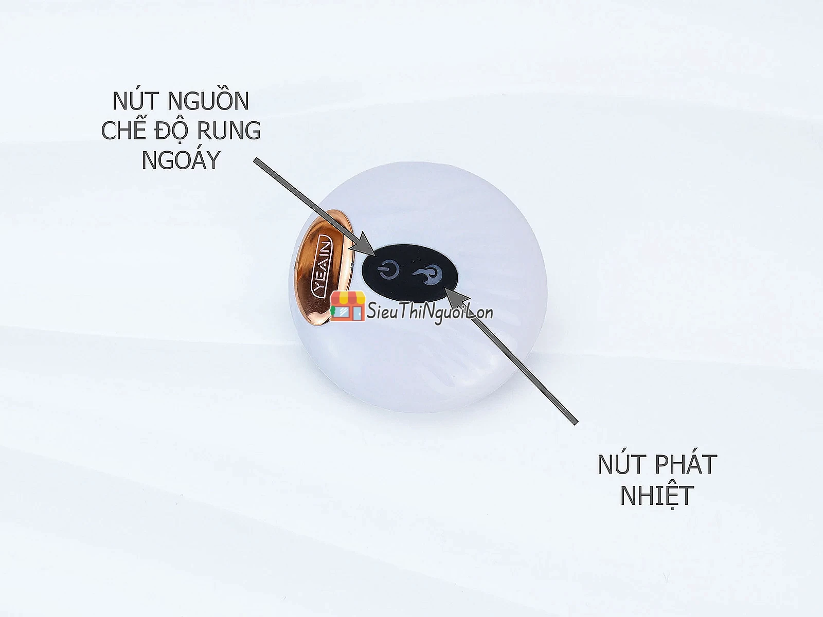 Cu giả có đế YEAIN Devil kèm dây đeo pin tích hợp remote điều khiển