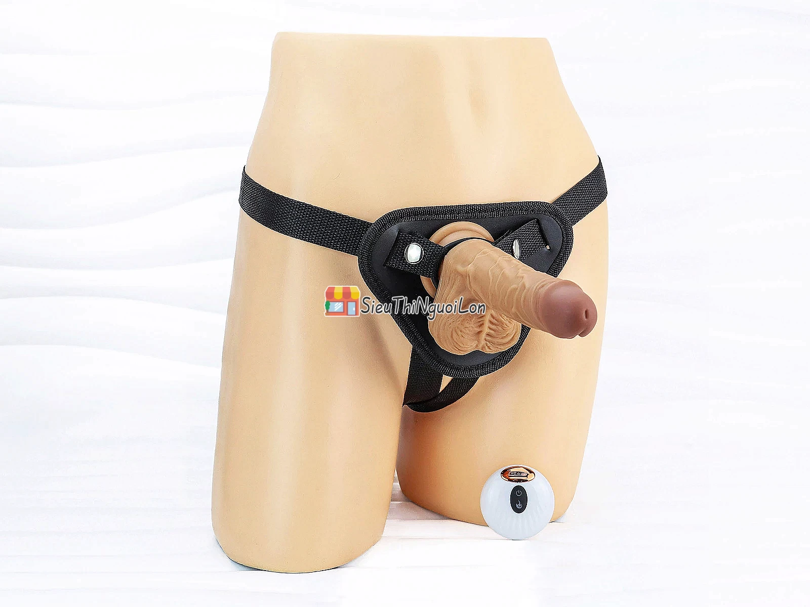 Cu giả có đế YEAIN Devil kèm dây đeo pin tích hợp remote điều khiển