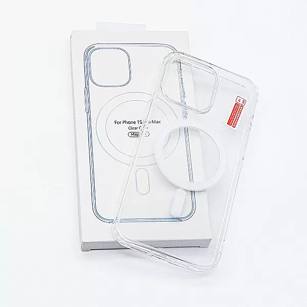 Ốp lưng Clear Case MagSafe iPhone 15 Pro – trong suốt