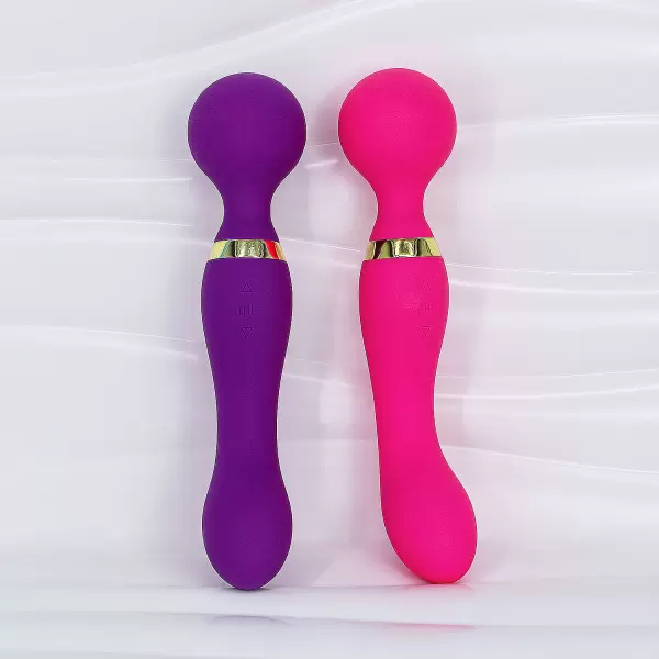 Máy massage hai đầu rung kích thích điểm G mạnh mẽ đa năng