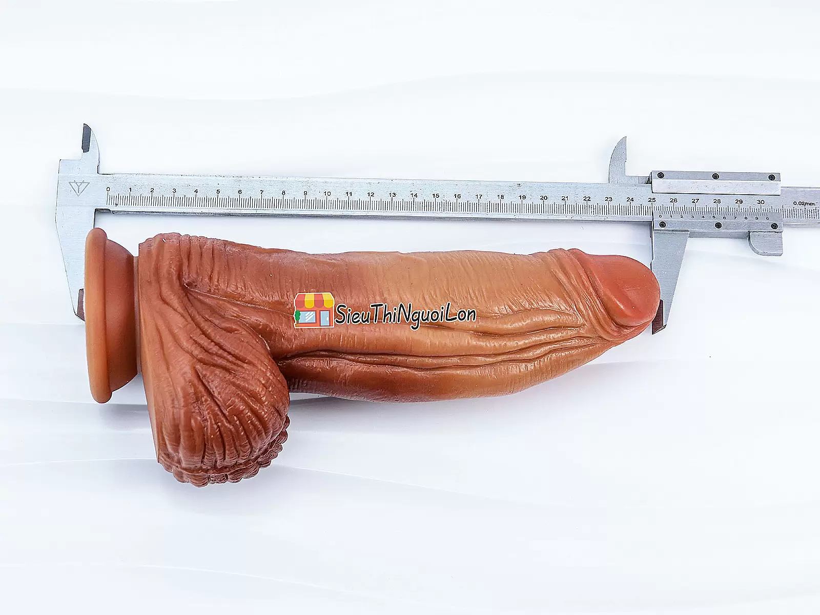 Dương vật giả có đế gân guốc 10 inch siêu khủng