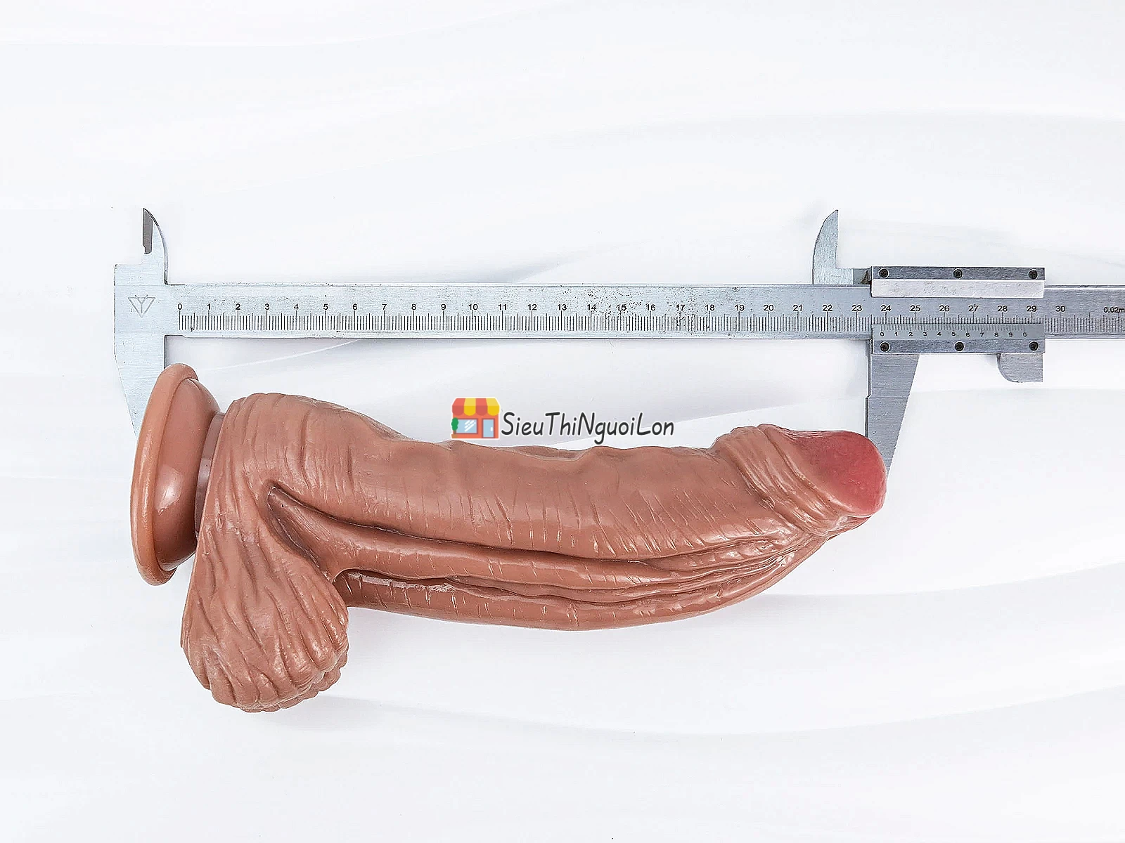 Cu giả có đế gân guốc 10 inch siêu khủng