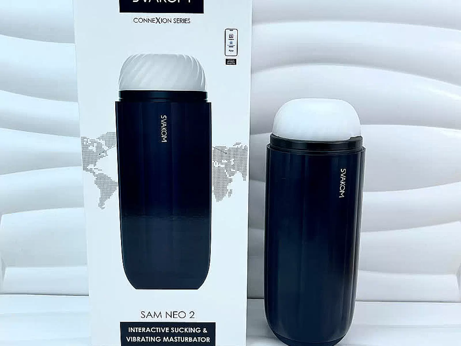 Thanh lý - Máy thủ dâm Svakom Sam Neo 2 bị rách nhẹ silicon