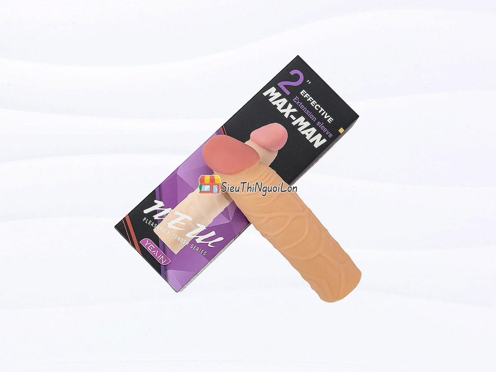 Bao cao su đôn dên Max Man đôn 5cm nhiều gân nổi