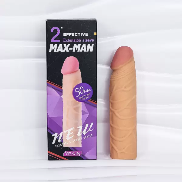 Bao đôn dên Max Man tăng 5cm gân nổi – silicon co giãn