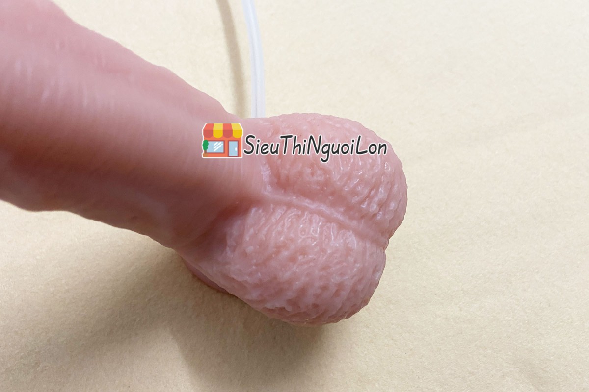 Dương vật giả silicon rung xuất tinh
