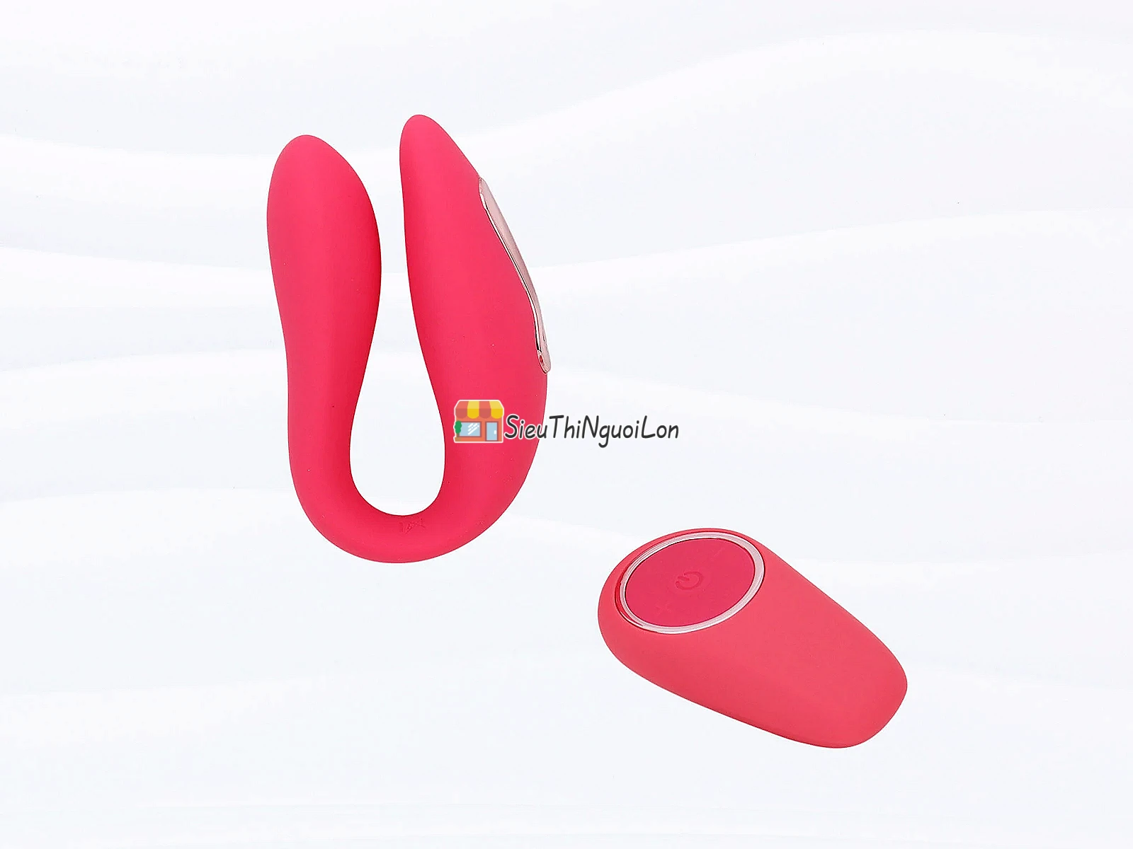 Trứng rung tình yêu 2 đầu – kèm remote điều khiển từ xa