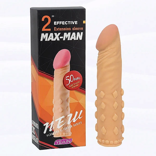 Bao đôn dên Max Man tăng 5cm – silicon gai lớn
