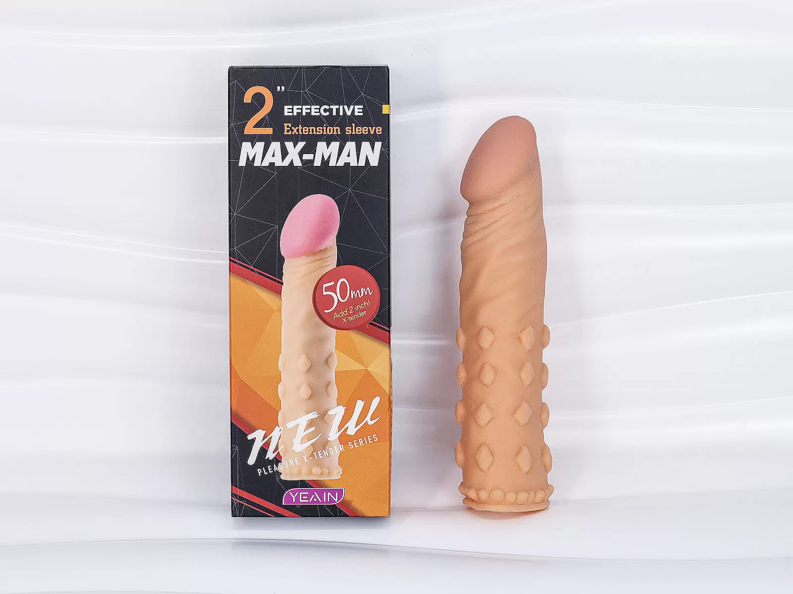 Bao đôn dên Max Man tăng 5cm – silicon gai lớn