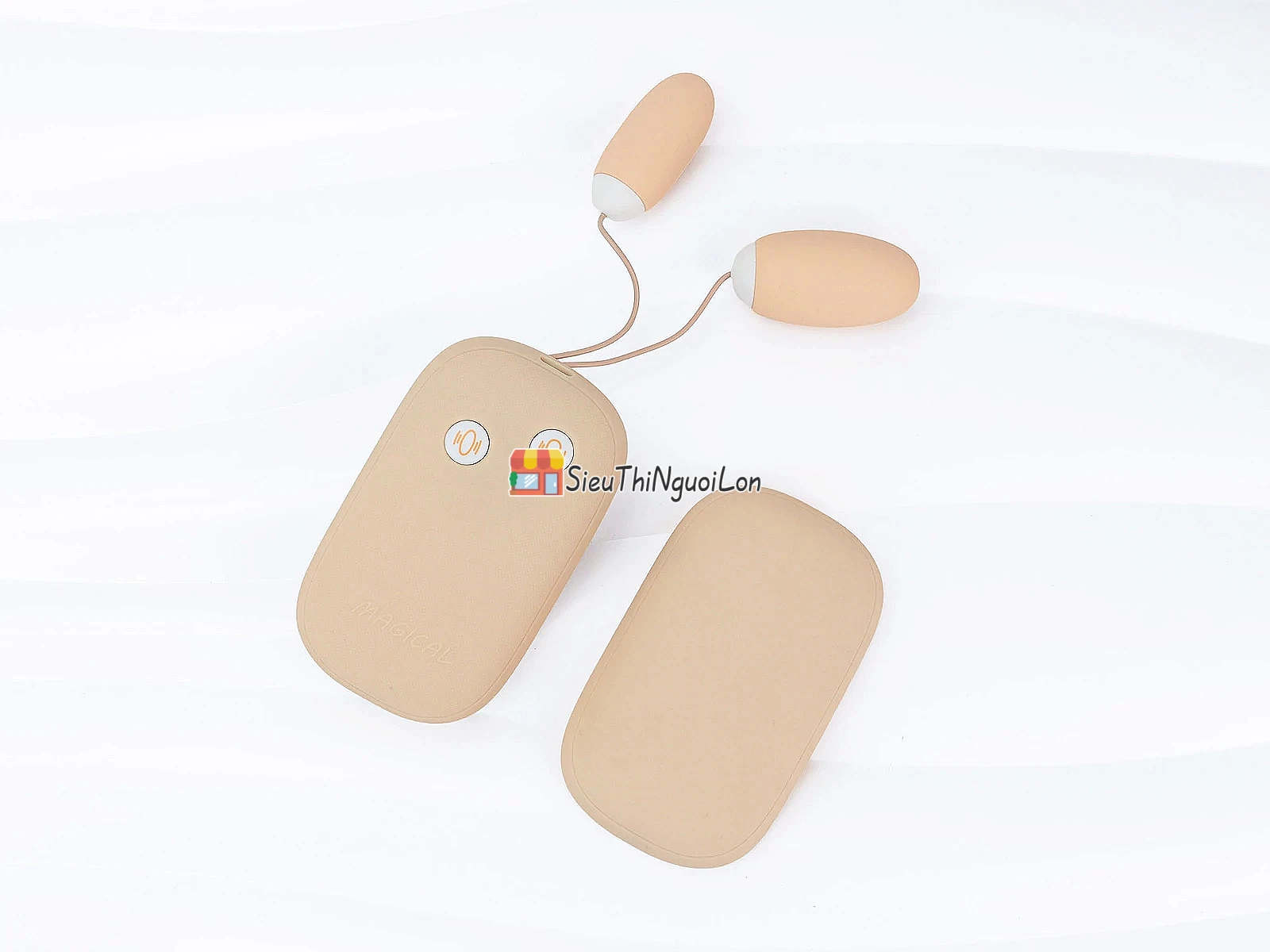 Trứng rung Vibrator Magic Box 2 đầu – silicone, pin sạc
