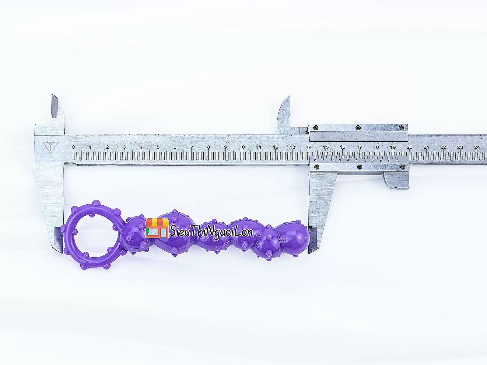 Đồ chơi kích hậu bi gai xoắn silicon